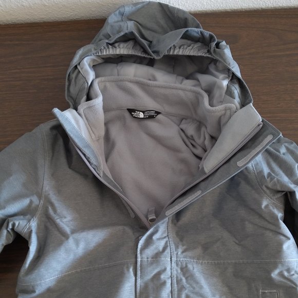 🆕 The North Face Boys Dakota Fleece Triclimate Midweight Jkt, TNF Medium G. Htr - Picture 5 of 10